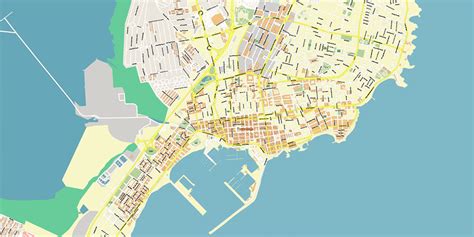 Quesada Torrevieja Spain Map Vector Exact City Plan High Detailed ...