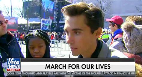 On Fox News, David Hogg calls out the network for misrepresenting his ...