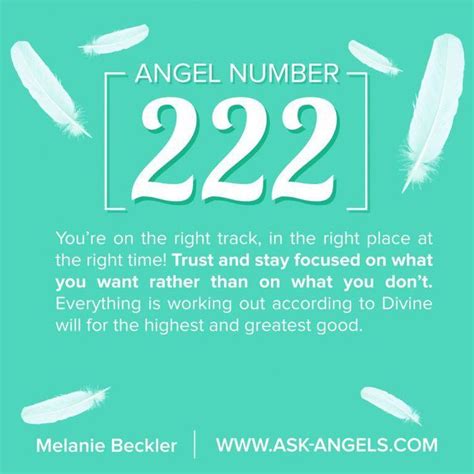 Angel Number 222 #NumerologyNumbers | Angel number 222, Angel number ...