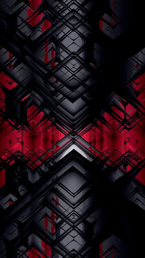 Material design 048, abstract, black, dark, digital, material design, modern, HD phone wallpaper ...