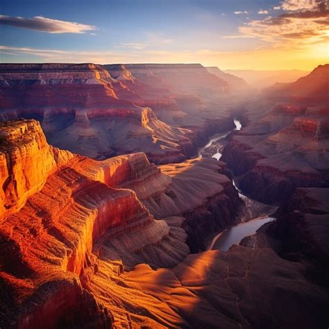 Premium AI Image | antelope canyon with sunlight shining