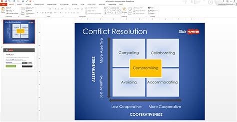 Free Conflict Resolution PowerPoint Template - Free PowerPoint Templates - SlideHunter.com