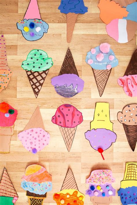 How to make cute paper ice cream cone crafts - Walmart.com