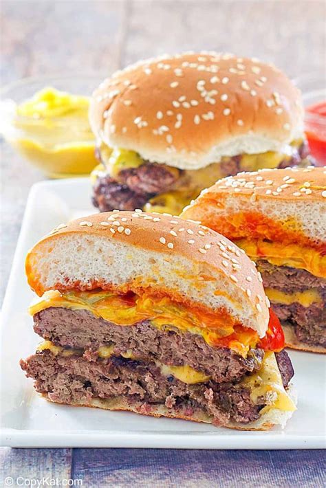 Burger King Double Cheeseburger - CopyKat Recipes