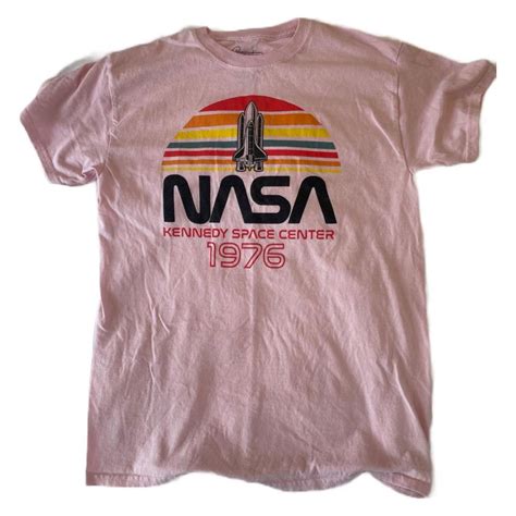 NASA Kennedy Space Center t-shirt in size mens... - Depop