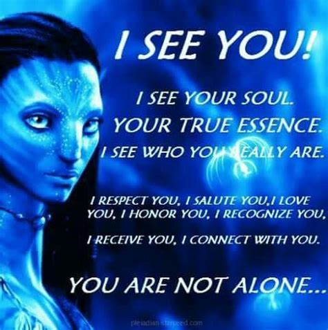 Namaste soul shine ~☆~ Seeing You Quotes, Avatar Quotes, Avatar James ...