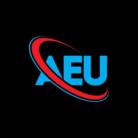 logotipo de la aeu. carta aeu. diseño del logotipo de la letra aeu ...