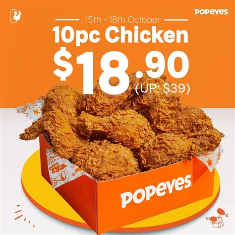 Popeyes 10pc Chicken Set For $18.90 Settles Family Meals When You’re ...