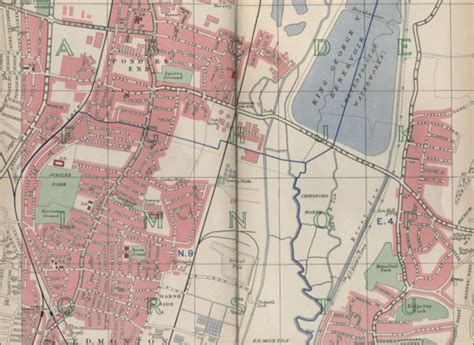 Map of Edmonton, London