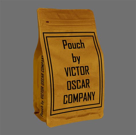 High Quality biodegradable coffee bag (Four-Sided) with free shipping from VICTOR OSCAR COMPANY
