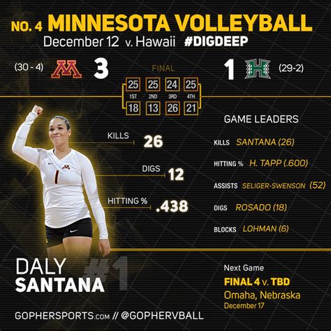 Minnesota Gophers Volleyball Team Final Four Bound - The Daily Gopher