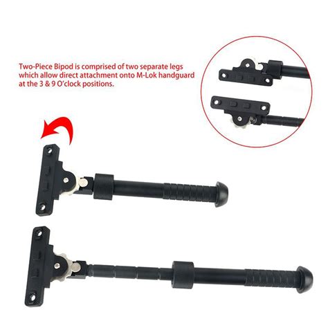 China Customized Two Piece Bipod For Rifles M-LOK Manufacturers ...