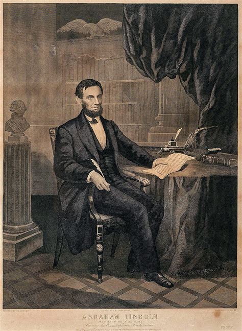 Abraham Lincoln Signing the Emancipation Proclamation Painting by Artistic Rifki