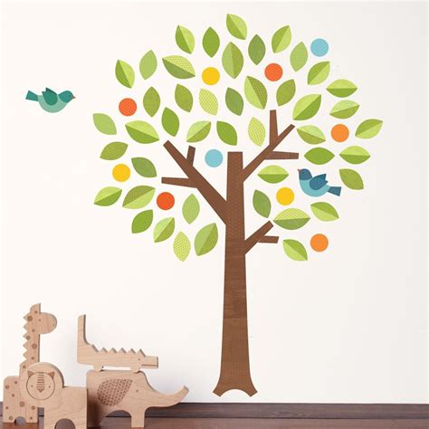 Polka Dot Tree Wall Decal | WallDecals.com