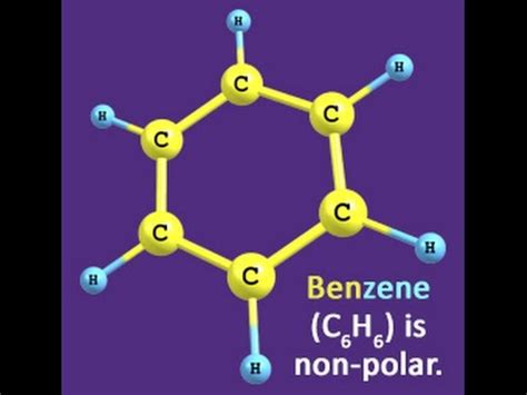 C6H6 Benzene Lewis Dot Structure and Polarity - YouTube