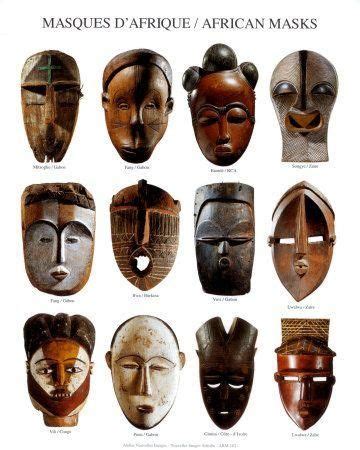 Como fazer máscaras africanas - 9 passos | Máscaras africanas, Máscaras de arte, Arte africana