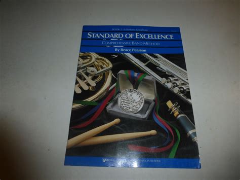 STANDARD OF EXCELLENCE BOOK 2 BARITONE SAXOPHONE by BRUCE PEARSON,PB 1993,207 9780849759598 | eBay