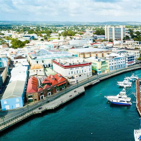 Waterfront and Boardwalk in Bridgetown, Barbados