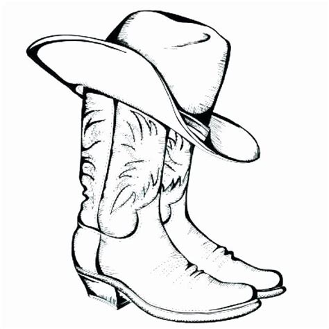 33+ Coloring Page Cowboy Boot | Free Wallpaper