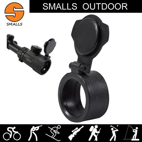 airsoft tactical scope accessories flip up caps protective lens cover for rifle scope for ...