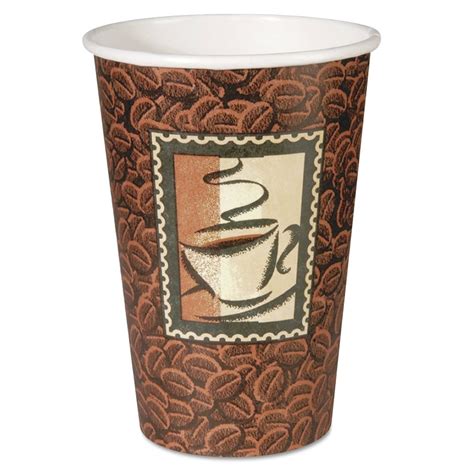 Dixie 2346DJ 16 Oz. Paper Hot Cups, 1000 Count, Java - Walmart.com - Walmart.com