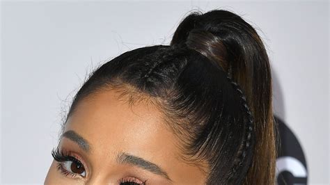 Ariana Grande Debuts Blonde Half Topknot In “Faith” Music Video | Teen ...