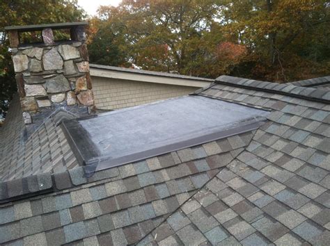 Tying a Rubber Roof Into Shingles in Belmont, MA