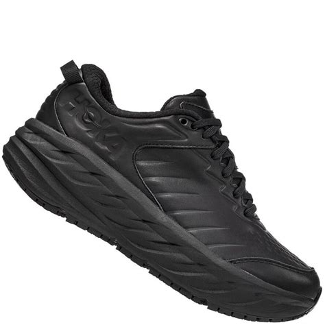 Hoka One One Women's Bondi SR Wide Running Shoes - Black | elliottsboots