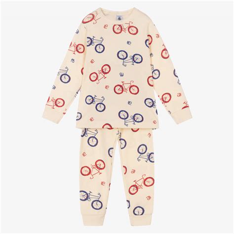 Petit Bateau - Ivory Organic Cotton Pyjamas | Childrensalon