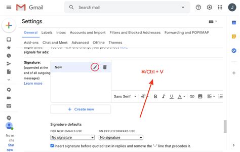 Gmail create email signature - retailgera
