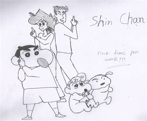 shin chan and Family by nazmulwanted on DeviantArt