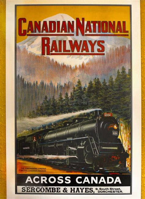 Vintage Canadian National Railways Logo Editorial Photography - Image of canada, iconic: 22606632