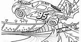 TIM TV Coloring Page  Lightning McQueen Crash Scene sketch template