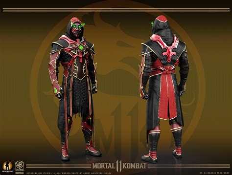 Artist Shares Mortal Kombat 11 Ermac Design Art - Mortal Kombat Online