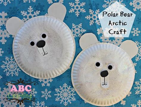 Easy polar bear arctic craft paper plate perfect for preschoolers – Artofit