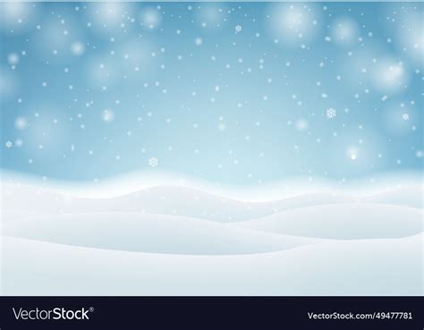 Winter banner and snowflakes snow Royalty Free Vector Image