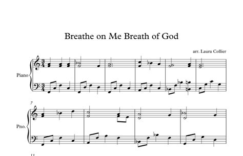 Breathe on me Breath of God (arr. Laura Collier) by Laura Collier Sheet ...