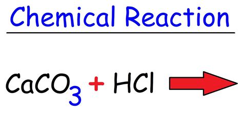 CaCO3 + HCl - Calcium Carbonate + Hydrochloric Acid - YouTube