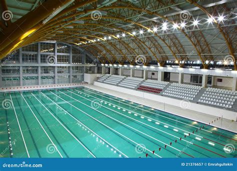 Olympic Sized Swimming Pool Royalty Free Stock Photography - Image ...