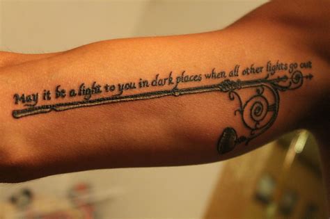 “May it be a light to you in dark places when all other lights go out." Ahh, LOTR quotes. 42 ...