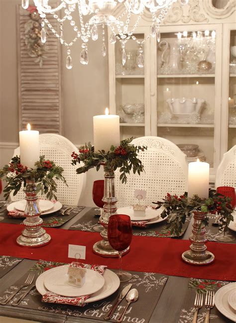 Seven Gorgeous Christmas Tablescape Ideas | Red christmas decor ...