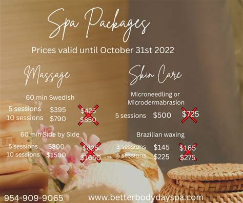 Relax and Rejuvenate with our Spa Packages