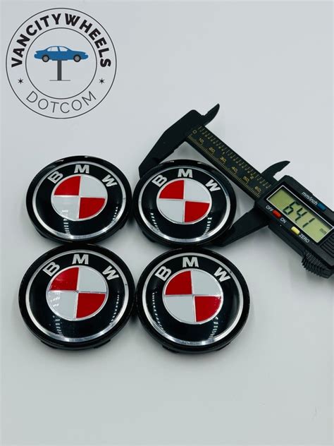 Premium 4Pcs BMW Wheel Center Caps in Varied Sizes and Wheel Cap Base ...