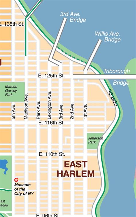 el barrio east harlem this area spans from 96th street to 142nd street between the east and ...