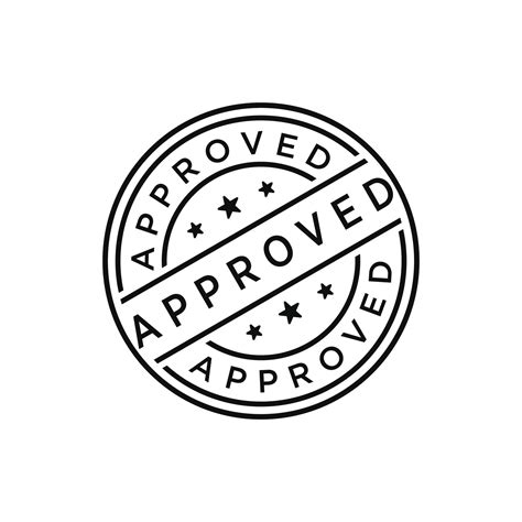 Approved stamp vector 22587703 Vector Art at Vecteezy