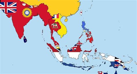 Map Of Asia 1900 - Map Of Western Hemisphere