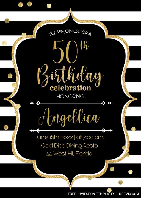 Editable Birthday Invitations Templates Free With Photo - FREE ...