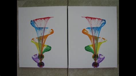 Making Mirror Images: Thread Painting for Kids Part - 1 - YouTube