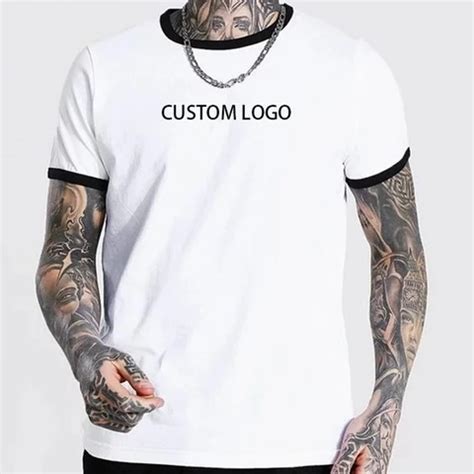 Buy Custom Thread Plain T Shirt Sublimation Tshirt Loose Fit Shirts ...