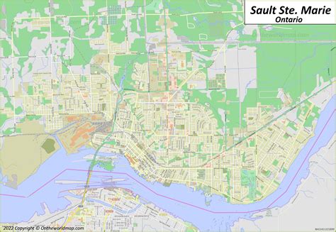 Sault Ste. Marie Map | Ontario, Canada | Detailed Maps of Sault Ste. Marie